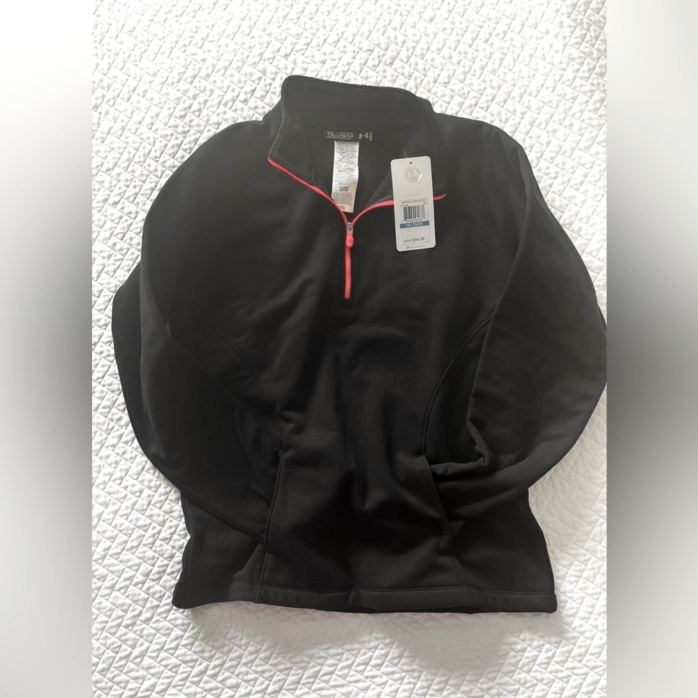 Girls UA Fleece ¼ Zip (XL) NWT
